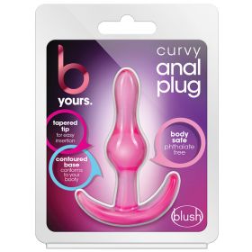 B Yours. Curvy Anal Plug-Pink