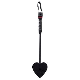 Leather Mini Spade Paddle-Black