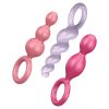 Satisfyer Plugs-Assorted Colors (Set of 3)