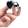 Booty Sparks Black Heart Gem Anal Plug-Small