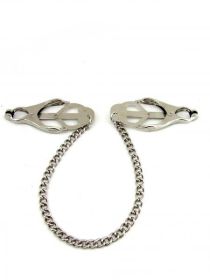 M2M Nipple Clamps Jaws With Chain Chrome - PHSM2M1005C