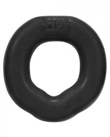 Hunkyjunk Fit Ergo C-Ring Tar Black Cock Ring - OXHUJ112TAR