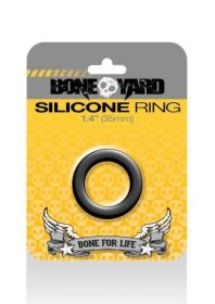 Boneyard Silicone Ring 1.4 inches Black - CHABY0135