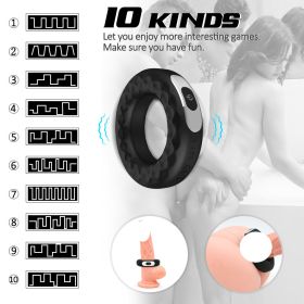 Penis Ring with Teasing Tail Stretchy Ring for Penis Stimulation;  Penis Trainer Sex Ring for Men Harder Longer Stronger Sexual Pleasure Enhance;  Adu