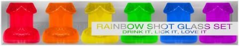 Rainbow Shot Glass Set 6Pc - KHENVE22