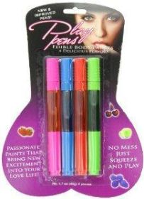 Play Pen Edible Body Paint 4 Pack - HO2162