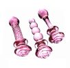 Flower Crystal Glass Anal Plug Masturbation Sex Toys For Women Men Butt Plug Adult Products Pink Prostate Massager Anal Sex Toys - 2